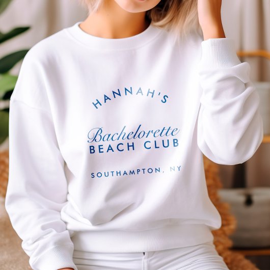 Sweatshirt Bachelorte de la Marine moderne rétro