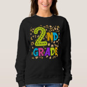 Sweatshirt Back To School 2nd Second Grade Teacher Student Ki (Devant)