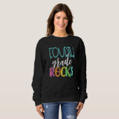 Sweatshirt Back To School 4th Grade Teacher Team Fourth Grade (Devant entier)