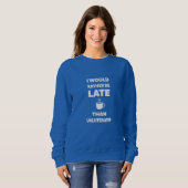 Sweatshirt Back To School | Coffee Lover Design (Devant entier)