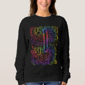 Sweatshirt Back To School First Day of School Typography Firs (Devant)