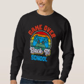 Sweatshirt Back To School  Game Over Teacher Student Controll (Devant)
