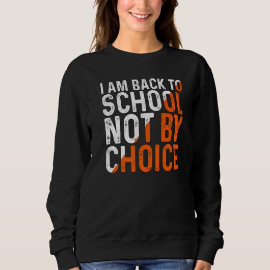 Sweatshirt Back To School Outfit For Teens & Toddlers Typogra (Devant)