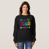 Sweatshirt Back To School Pre K  Squad Happy First Day Of Sch (Devant entier)