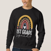 Sweatshirt Back To School Rainbow 1st First Grade Squad For T (Devant)