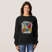 Sweatshirt Back To School Teach Love Inspire Retro Teachers_1 (Devant entier)