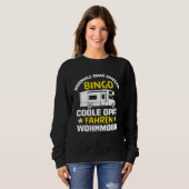 Sweatshirt Backprint grandpas play bingo cool grandpas drivin (Devant entier)