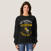 Sweatshirt Backprint Optimism means reverse Sumsi with Po (Devant entier)