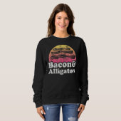 Sweatshirt Bacon Et Alligators Ou Alligators (Devant entier)