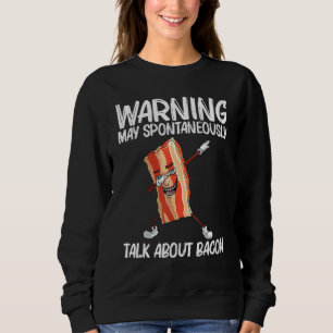 Sweatshirt Bacon Pour Hommes Femmes Bacon Bandes Foin _4