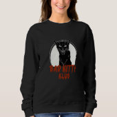 Sweatshirt Bad Cat Kitty Custome Halloween (Devant)