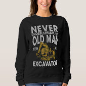 Sweatshirt Bad Old Man  Construction Workers & Construction S (Devant)