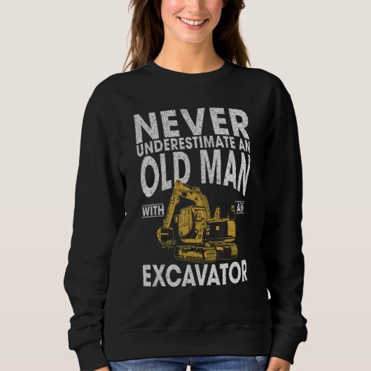 Sweatshirt Bad Old Man  Construction Workers & Construction S (Devant)