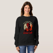 Sweatshirt Bad-tempered Devil - Grumpy Without Coffee Premium (Devant entier)