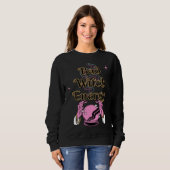 Sweatshirt Bad Witch Spooky Halloween Adult Graphic Energy (Devant entier)