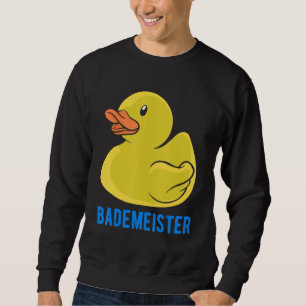 Sweatshirt Bademeister Rubber Duck Duck Ducky Squeaky Duck