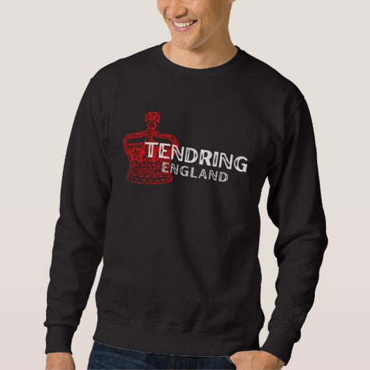 Sweatshirt Badge de la couronne de Tendring Angleterre (Devant)
