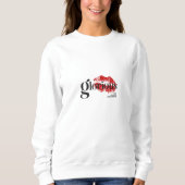 Sweatshirt Badge d'identification de logo de studio Bleu & Bl (Devant)