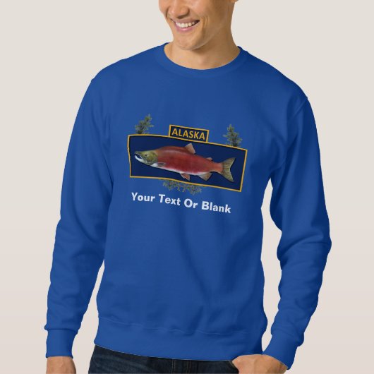 Sweatshirt Badge du pêcheur de combat de l'Alaska (Devant)
