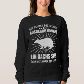 Sweatshirt Badger Badger Honey Badger (Devant)