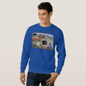 Sweatshirt Badlands Mt Rushmore Black Hills South Dakota Cart (Devant entier)