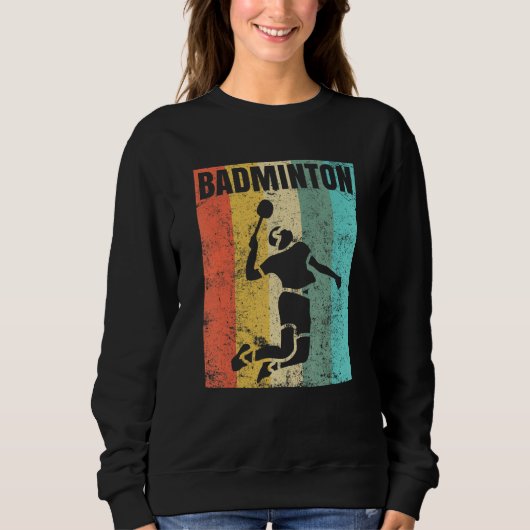 Sweatshirt Badminton Love Team Player Coach 3 (Devant)