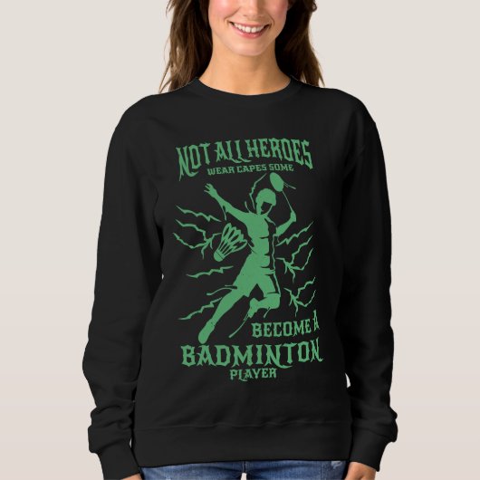 Sweatshirt Badminton Shuttlecock Ball Sport Tennis Shuttlecoc (Devant)