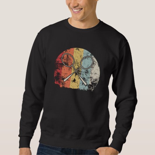 Sweatshirt Badminton Vintage (Devant)