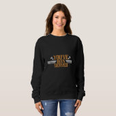 Sweatshirt Badminton - Vous avez été servis (Devant entier)