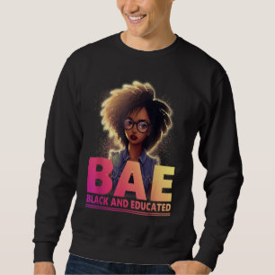 Sweatshirt BAE Noir et instruit Mois de l'histoire des Noirs