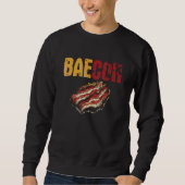 Sweatshirt Baecon Bacon   Bacon Bae  Pun (Devant)