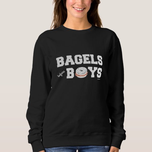 Sweatshirt Bagels Avant Les Garçons Drôle Deli Juif (Devant)
