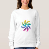 Sweatshirt Bague ronde couleur (Devant)