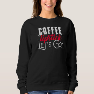 Sweatshirt Baguette à café Allons-y