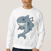 Sweatshirt Baguette de pêche du requin (Devant)