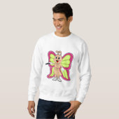 Sweatshirt Baguette magique papillon (Devant entier)