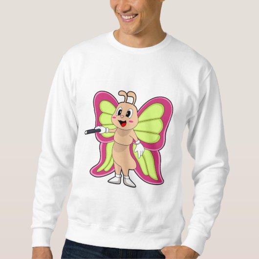 Sweatshirt Baguette magique papillon (Devant)