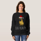 Sweatshirt Bah Hum Carlin mignon drôle Chien chiot animal de (Devant entier)