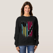 Sweatshirt Bahamas Flag Trinidad&Tobago Grown Country Flags S (Devant entier)
