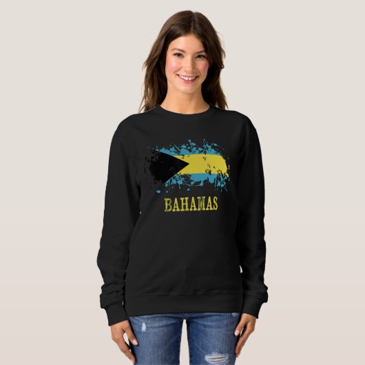 Sweatshirt Bahamian enthusiasts for Bahamas and Bahamas (Devant entier)