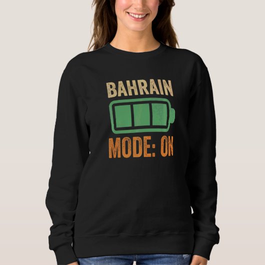 Sweatshirt Bahreïn Mode Sur Batterie (Devant)
