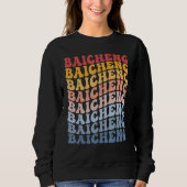 Sweatshirt Baicheng City Groovy Retro (Devant)