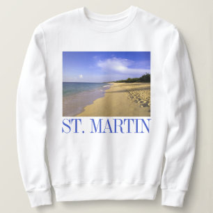 Sweatshirt Baie Longue Long Bay Beach, St. Martin