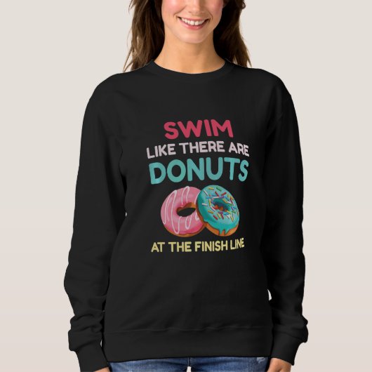 Sweatshirt Baignade nage Donut nager Entraîneurs (Devant)