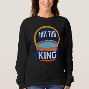 Sweatshirt Bain chaud amusant King Relax Spa Sauna Party Hot