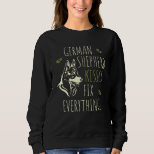 Sweatshirt Baisers bergers allemands Réparez tout - Amoureux