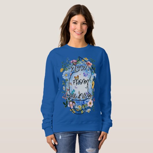 Sweatshirt Baisers Du Chat Du Ciel (Devant entier)