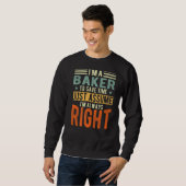 Sweatshirt Baker J'ai toujours raison Baker (Devant entier)