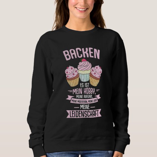 Sweatshirt Bakers Hobby Baking C'est ma passion (Devant)