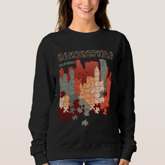 Sweatshirt Bakersfield In California Travel Souvenir (Devant)